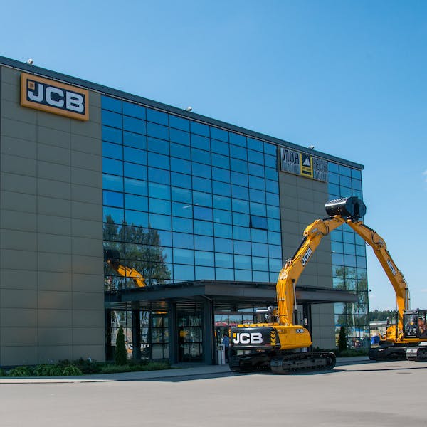 JCB construction equipment assembly plant